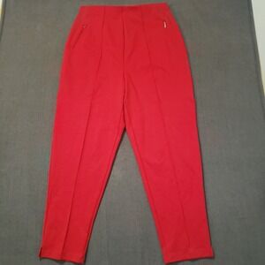 Karen Scott II Pants Womens Size 1X Pull On Pointe Straight Red